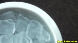 Anal amateur girlfriend ass and pussyfucked by bf